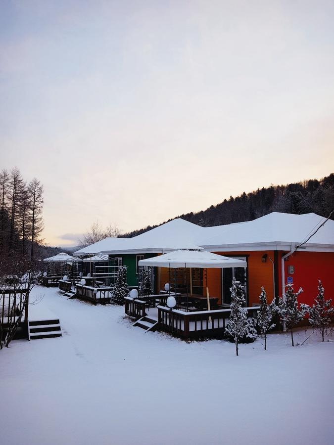 Rainbow Hwangto Pension Pyeongchang Eksteriør bilde